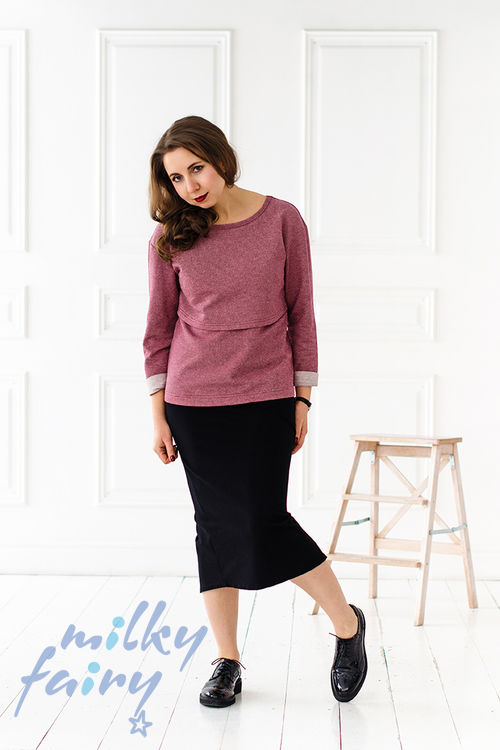 Светшот з довгим рукавом