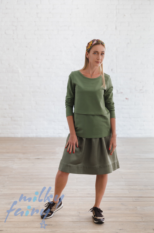 Свитшот с длинным рукавом